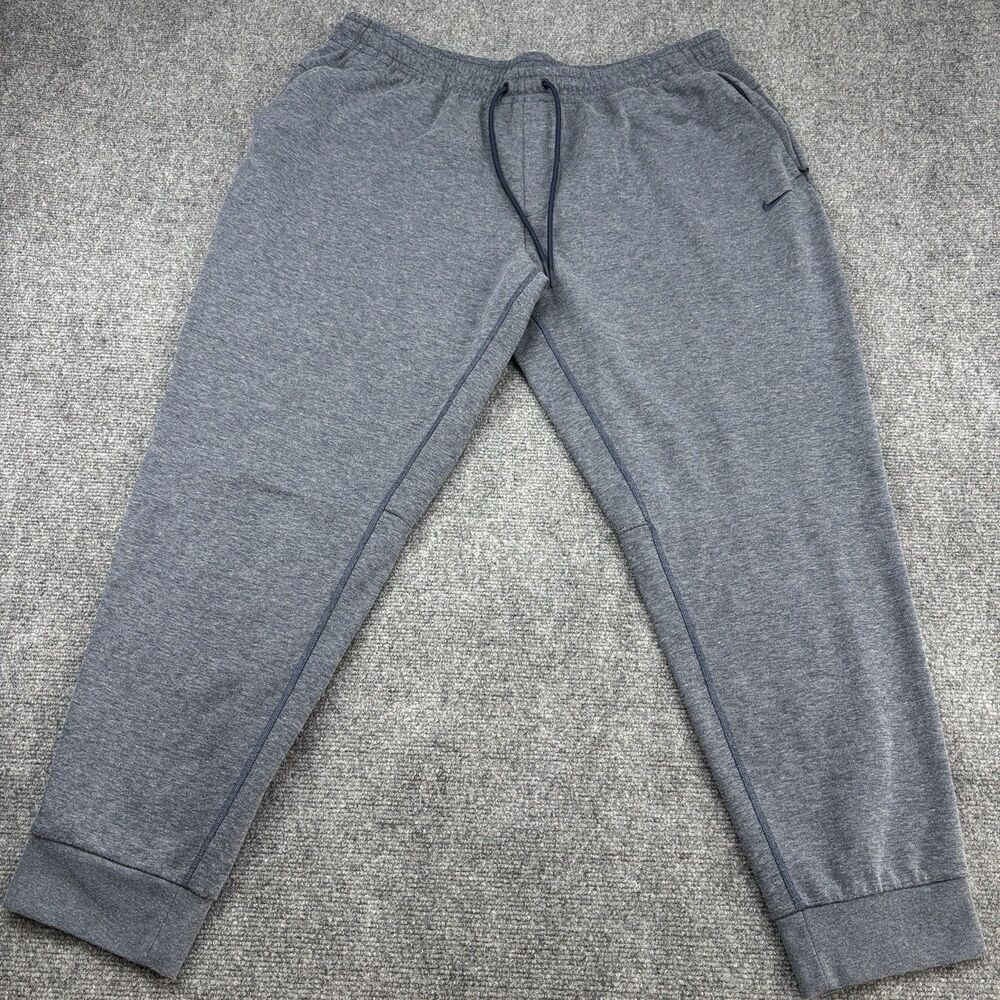 Nike Men's XL Primary Fleece Dri-FIT UV Jogger Pants Gray